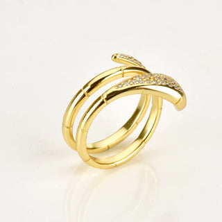 Modenco Gold Snake Rings