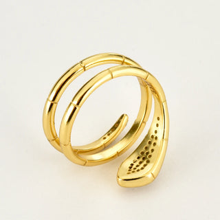 Modenco Gold Snake Rings