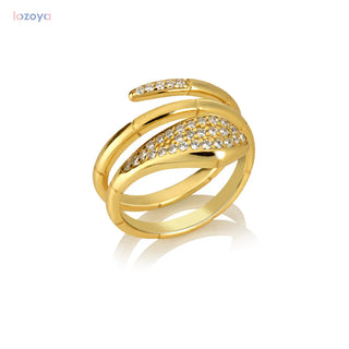 Modenco Gold Snake Rings